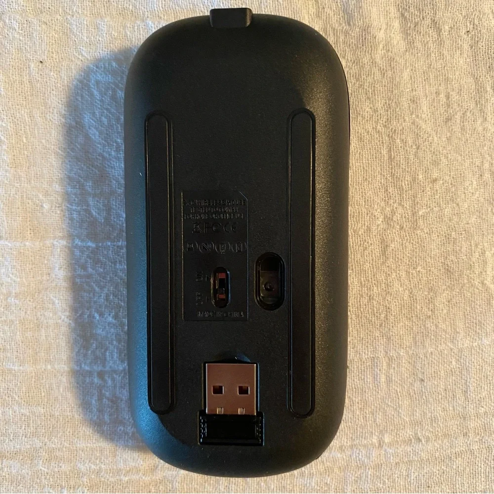 -2.4G Wireless Mouse Black Mouse + USB Model TYY-27